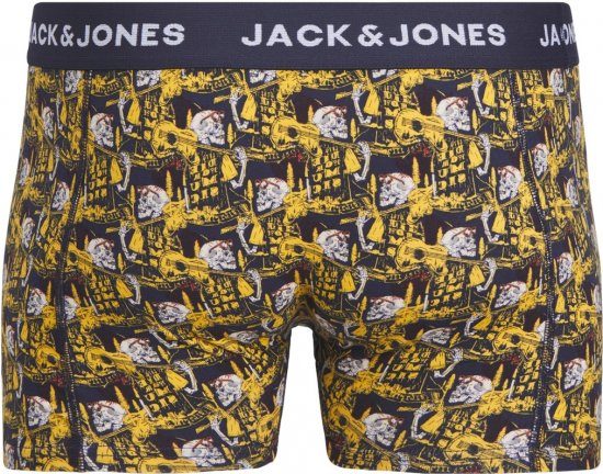 Jack & Jones SKULLROCK Trunks 3-Pack Navy Blazer - Alusvaatteet & uimavaatteet - Miesten Isot alusvaatteet 