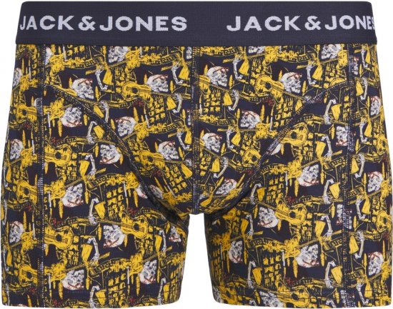 Jack & Jones SKULLROCK Trunks 3-Pack Navy Blazer - Alusvaatteet & uimavaatteet - Miesten Isot alusvaatteet 
