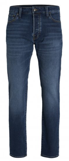 Jack & Jones JJIMIKE JJICON I.K. SQ 026 Jeans Blue Denim - Farkut ja housut - Miesten isot farkut ja isot housut W40-W70