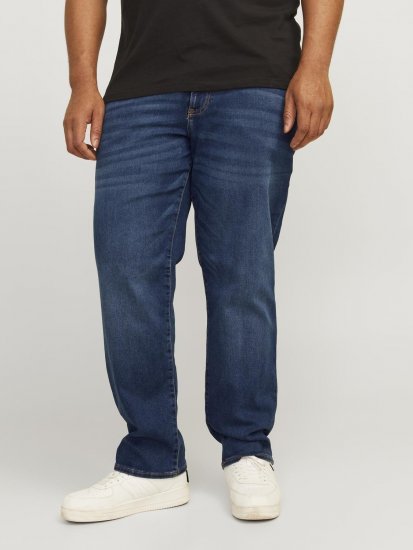 Jack & Jones JJIMIKE JJICON I.K. SQ 026 Jeans Blue Denim - Farkut ja housut - Miesten isot farkut ja isot housut W40-W70
