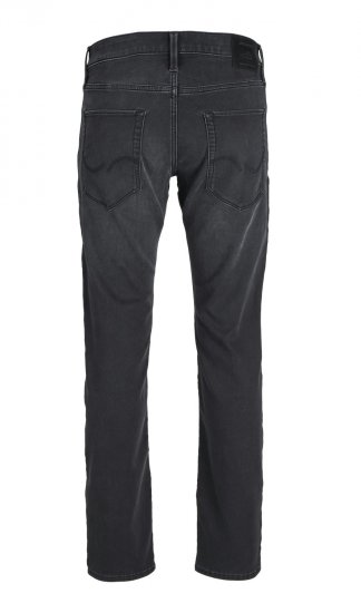 Jack & Jones JJIMIKE JJICON I.K. SQ 028 Jeans Black Denim - Farkut ja housut - Miesten isot farkut ja isot housut W40-W70
