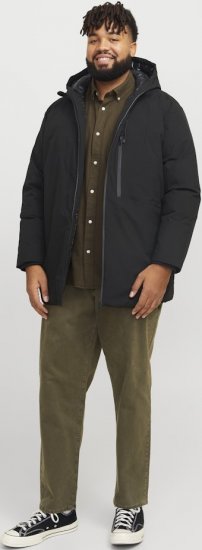 Jack & Jones PAYNE Windproof Parka Black - Takit - Miesten Takit, isot koot – 2XL – 12XL