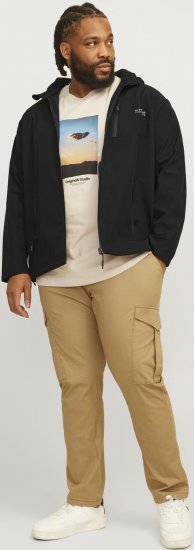 Jack & Jones JJTAYLOR Softshell Jacket Black - Takit - Miesten Takit, isot koot – 2XL – 12XL