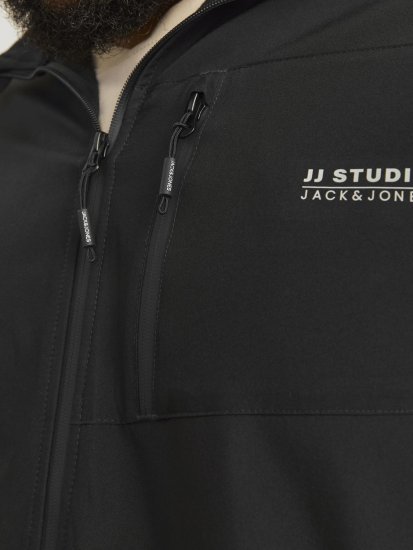Jack & Jones JJTAYLOR Softshell Jacket Black - Takit - Miesten Takit, isot koot – 2XL – 12XL