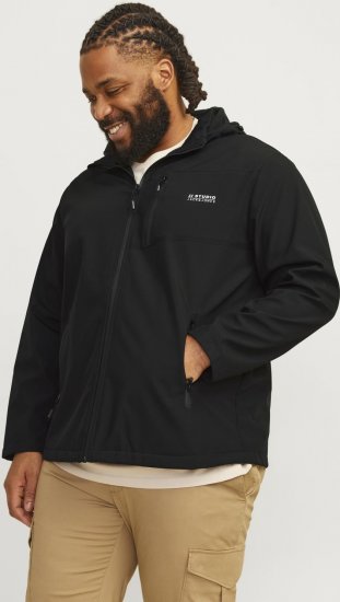 Jack & Jones JJTAYLOR Softshell Jacket Black - Takit - Miesten Takit, isot koot – 2XL – 12XL