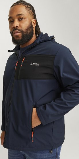 Jack & Jones JJTAYLOR Softshell Jacket Navy Blazer - Takit - Miesten Takit, isot koot – 2XL – 12XL