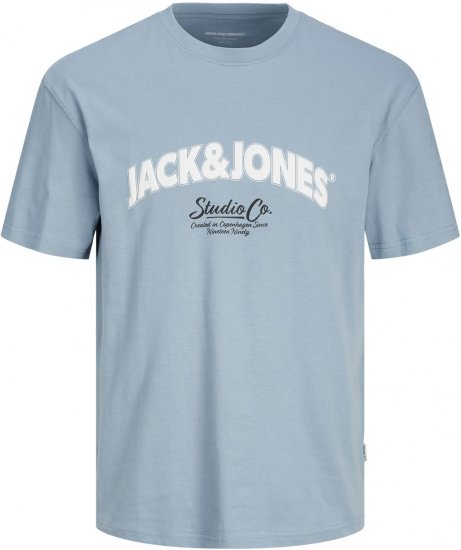 Jack & Jones JORBRONX T-Shirt Light Blue - T-paidat - Isot T-paidat 2XL – 14XL