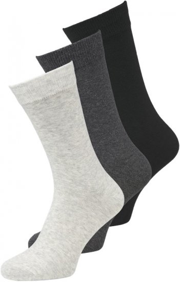 Jack & Jones RAFAEL Socks 3-Pack Grey - Alusvaatteet & uimavaatteet - Miesten Isot alusvaatteet 