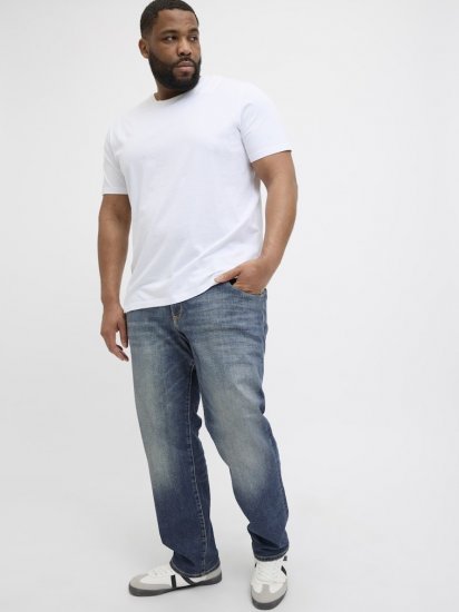 Jack & Jones Mike Fox CB 082 Jeans Blue Denim - Farkut ja housut - Miesten isot farkut ja isot housut W40-W70