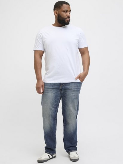 Jack & Jones Mike Fox CB 082 Jeans Blue Denim - Farkut ja housut - Miesten isot farkut ja isot housut W40-W70