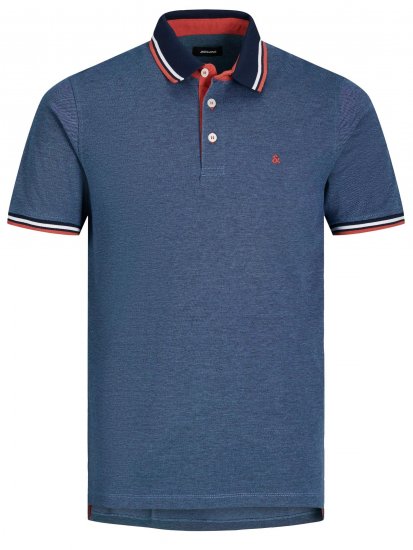 Jack & Jones Paulos Polo Denim Blue - Pikeepaidat - Miesten isot pikeepaidat