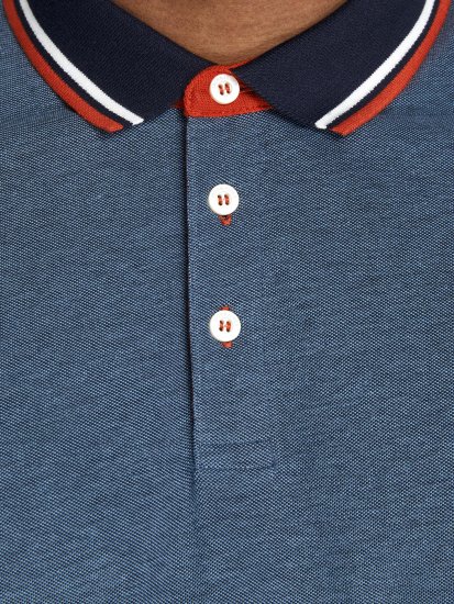 Jack & Jones Paulos Polo Denim Blue - Pikeepaidat - Miesten isot pikeepaidat