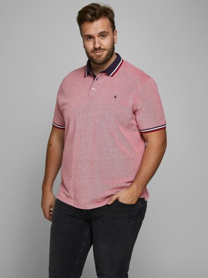 Jack & Jones Paulos Polo Rio Red - Pikeepaidat - Miesten isot pikeepaidat