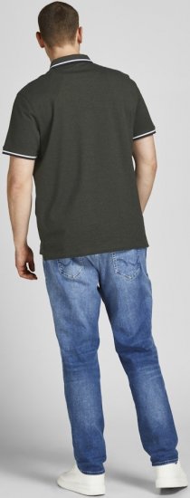 Jack & Jones PAULOS Short Sleeve Polo Green/PLAY 1 - Pikeepaidat - Miesten isot pikeepaidat