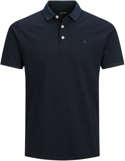 Jack & Jones PAULOS Short Sleeve Polo Dark Navy/PS - Pikeepaidat - Miesten isot pikeepaidat