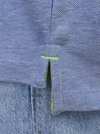 Jack & Jones PAULOS Short Sleeve Polo Light Blue/NEON - Pikeepaidat - Miesten isot pikeepaidat