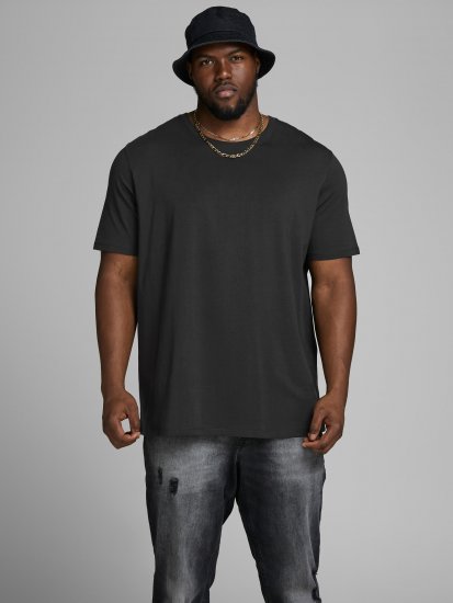 Jack & Jones Organic Basic T-shirt Black - T-paidat - Isot T-paidat 2XL – 14XL