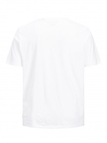 Jack & Jones Organic Basic T-shirt White - T-paidat - Isot T-paidat 2XL – 14XL