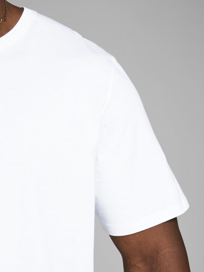 Jack & Jones Organic Basic T-shirt White - T-paidat - Isot T-paidat 2XL – 14XL