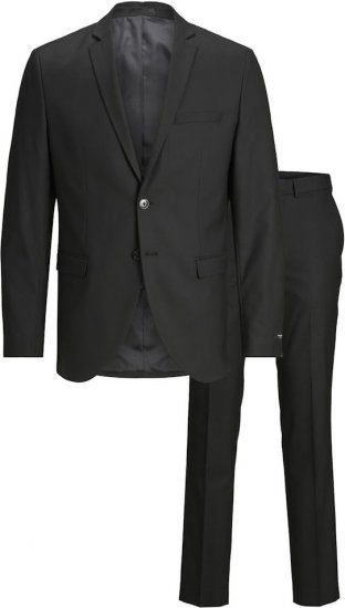 Jack & Jones FRANCO Suit Black - Puvut ja pikkutakit - Pukuja suurissa mitoissa