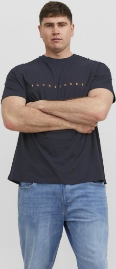 Jack & Jones STAR T-Shirt Dark Navy - T-paidat - Isot T-paidat 2XL – 14XL