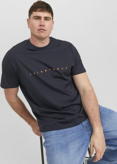 Jack & Jones STAR T-Shirt Dark Navy - T-paidat - Isot T-paidat 2XL – 14XL