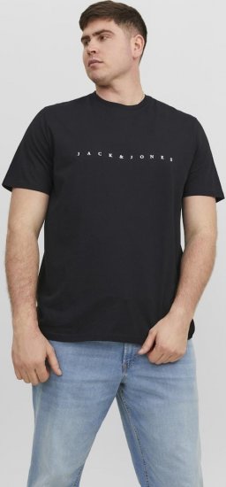 Jack & Jones STAR T-Shirt Black - T-paidat - Isot T-paidat 2XL – 14XL