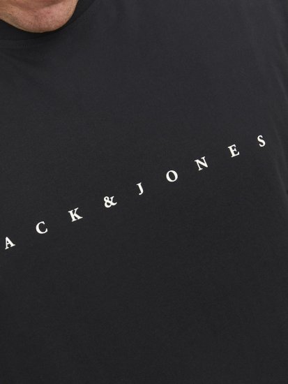 Jack & Jones STAR T-Shirt Black - T-paidat - Isot T-paidat 2XL – 14XL