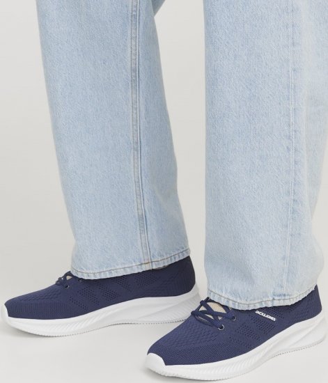 Jack & Jones Croxley Sneakers Medieval Blue/Moonbeam - Miesten Kengät 40-52 - Miesten kengät koossa 40-52