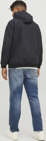 Jack & Jones RUSH SOLID Bomber Jacket with Hood Black - Takit - Miesten Takit, isot koot – 2XL – 12XL