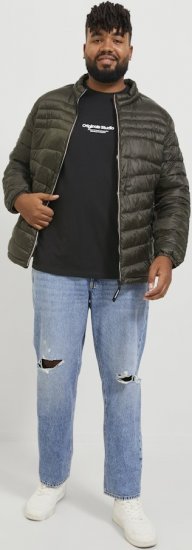 Jack & Jones ESTERBRO T-Shirt Black - T-paidat - Isot T-paidat 2XL – 14XL