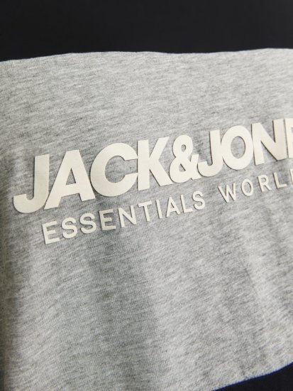 Jack & Jones LEGACY BLOCKING T-Shirt Black - T-paidat - Isot T-paidat 2XL – 14XL