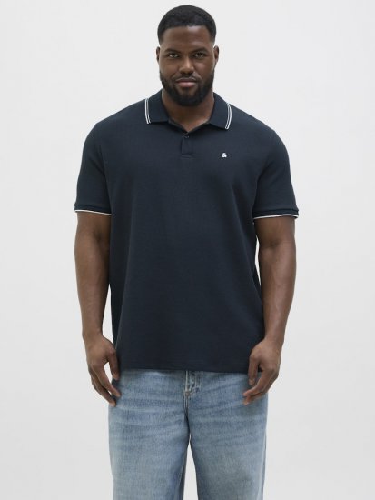 Jack & Jones AUSTIN PLAY Polo Dark Blue - Pikeepaidat - Miesten isot pikeepaidat