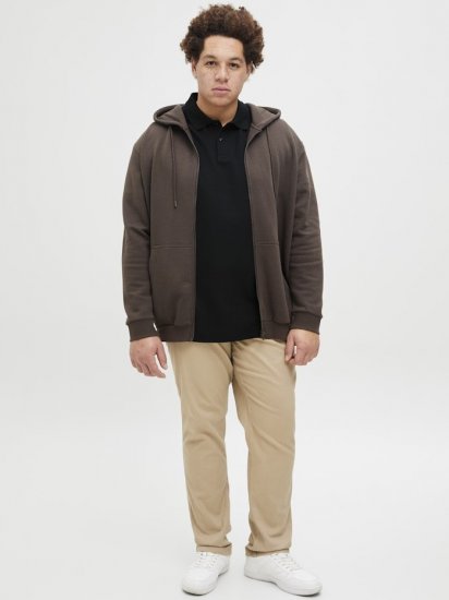 Jack & Jones AUSTIN CLASSIC Polo Black - Pikeepaidat - Miesten isot pikeepaidat