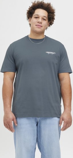 Jack & Jones Lington Crew Neck T-Shirt Grey - T-paidat - Isot T-paidat 2XL – 14XL
