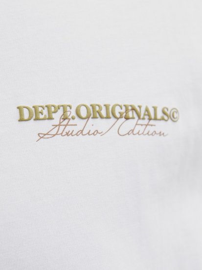 Jack & Jones Lington Crew Neck T-Shirt Bright White - T-paidat - Isot T-paidat 2XL – 14XL