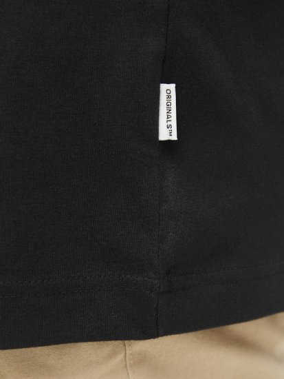 Jack & Jones Lington Crew Neck T-Shirt Black - T-paidat - Isot T-paidat 2XL – 14XL