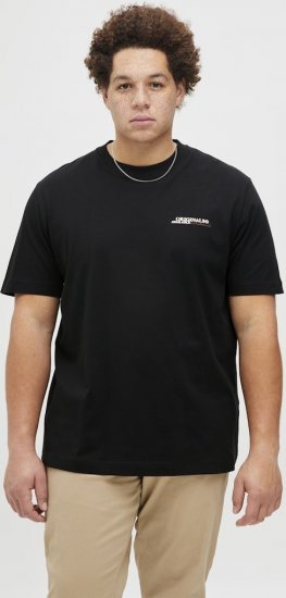 Jack & Jones Lington Crew Neck T-Shirt Black - T-paidat - Isot T-paidat 2XL – 14XL