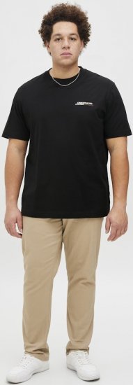 Jack & Jones Lington Crew Neck T-Shirt Black - T-paidat - Isot T-paidat 2XL – 14XL