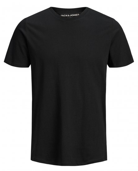 Jack & Jones Organic Basic T-shirt Black - T-paidat - Isot T-paidat 2XL – 14XL