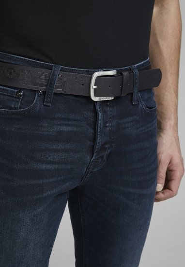 Jack & Jones HARRY Belt Black - Vyöt - Pitkät vyöt W40-W70/2XL-8XL