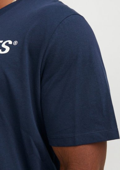 Jack & Jones Corp Logo Crew Neck T-Shirt Navy Blazer - T-paidat - Isot T-paidat 2XL – 14XL