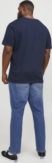 Jack & Jones Corp Logo Crew Neck T-Shirt Navy Blazer - T-paidat - Isot T-paidat 2XL – 14XL