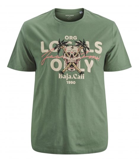 Jack & Jones Summerskull T-Shirt Sea Spray - T-paidat - Isot T-paidat 2XL – 14XL
