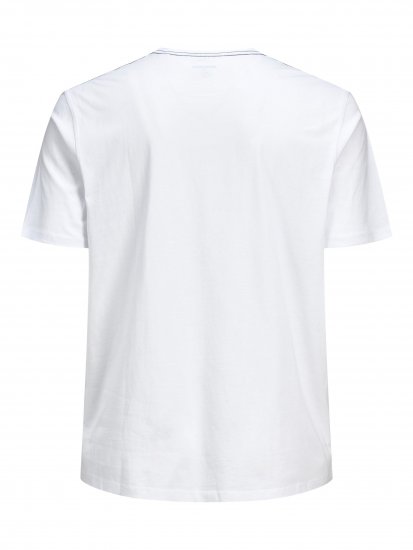 Jack & Jones Rocto T-shirt White - T-paidat - Isot T-paidat 2XL – 14XL