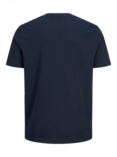 Jack & Jones JJELOGO TEE Navy - T-paidat - Isot T-paidat 2XL – 14XL