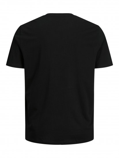 Jack & Jones JJELOGO TEE Black - T-paidat - Isot T-paidat 2XL – 14XL