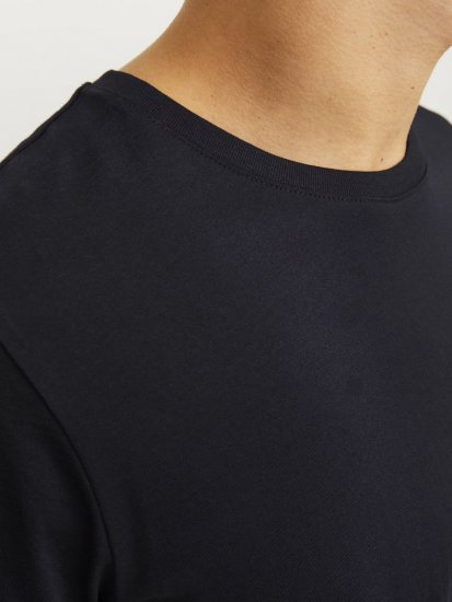 Jack & Jones CORP Logo T-Shirt Black w Small Black Print - T-paidat - Isot T-paidat 2XL – 14XL