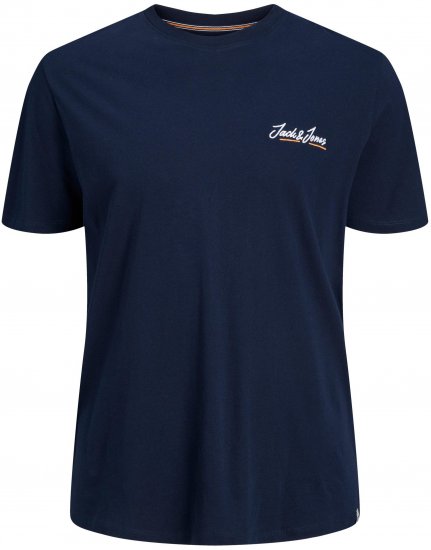 Jack & Jones JORPAUL TONS TEE Navy - T-paidat - Isot T-paidat 2XL – 14XL