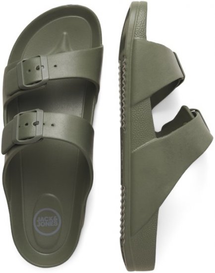 Jack & Jones Croxton Moulded Sandals Khaki - Miesten Kengät 40-52 - 